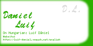 daniel luif business card