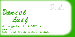 daniel luif business card